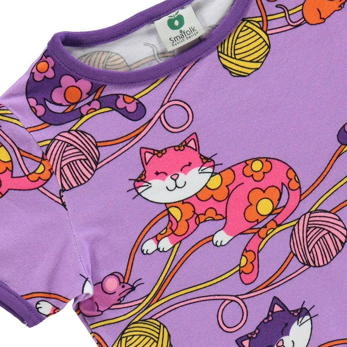 Småfolk Viola T-skjorte Med Katter 4