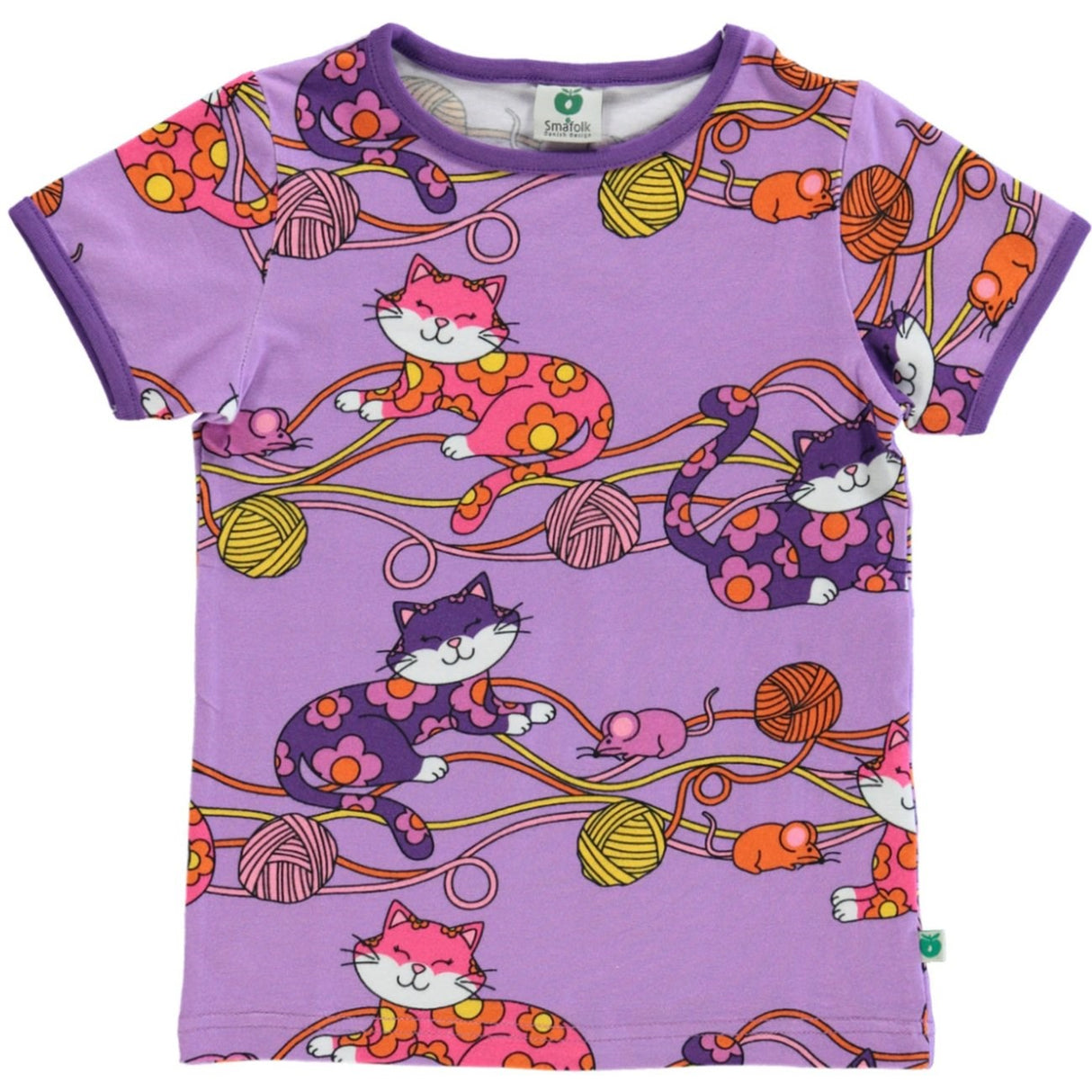 Småfolk Viola T-skjorte Med Katter 5