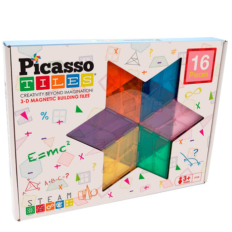 Picasso Tiles   Picasso Tiles 16pc Magnetic Tiles set