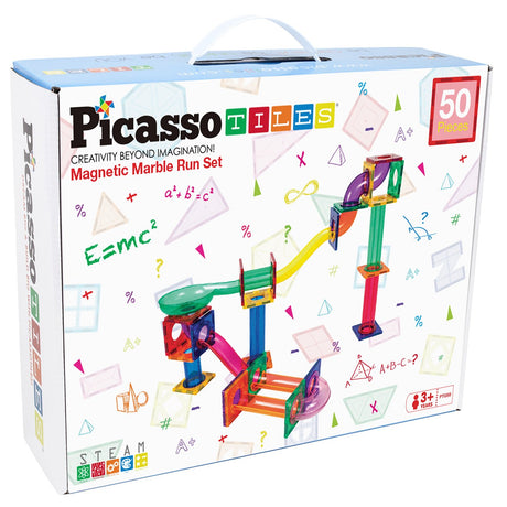 Picasso Tiles   Picasso Tiles 50pc Marble run set