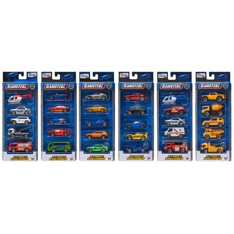 Teamsterz Teamsterz Street Machines die-cast 5-pakning