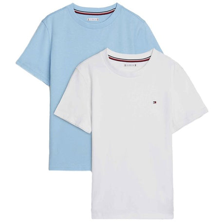 Tommy Hilfiger Undertrøye 2-Pak White / Well Water Blue