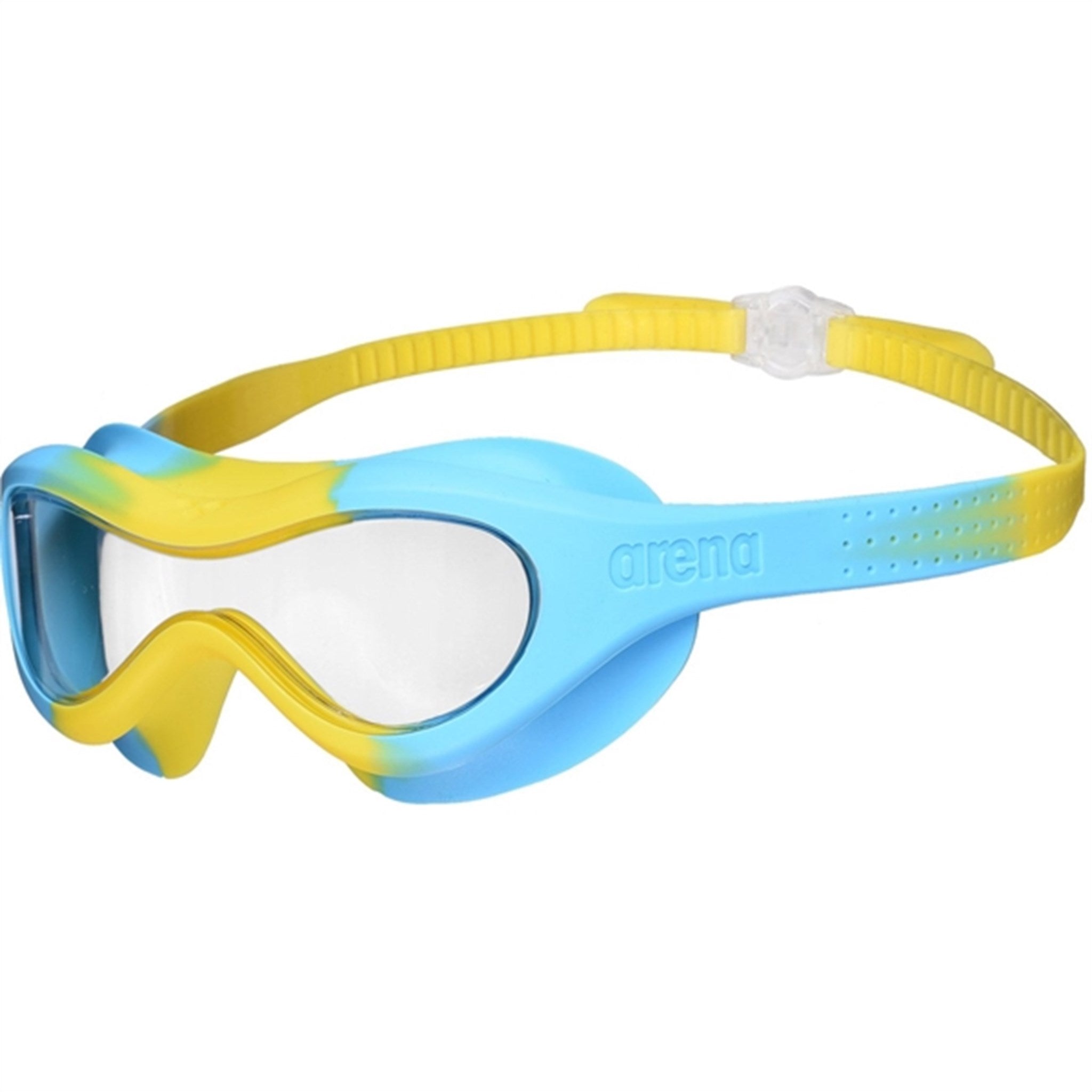 Arena Spider Svømmebriller Kids Mask Clear-Yellow-Lightblue
