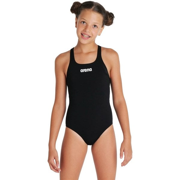 Arena Team Badedrakt Swim Pro Solid Black-White