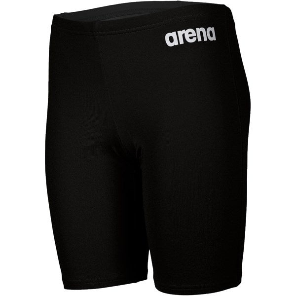 Arena Team Swim Jammer Lang Badbyxor Solid Black-White 7