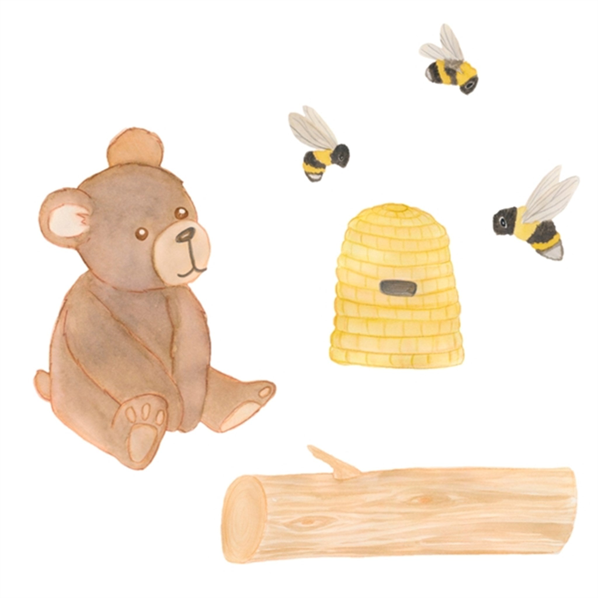 That's Mine Multi Wall Stickers Bees and Bear