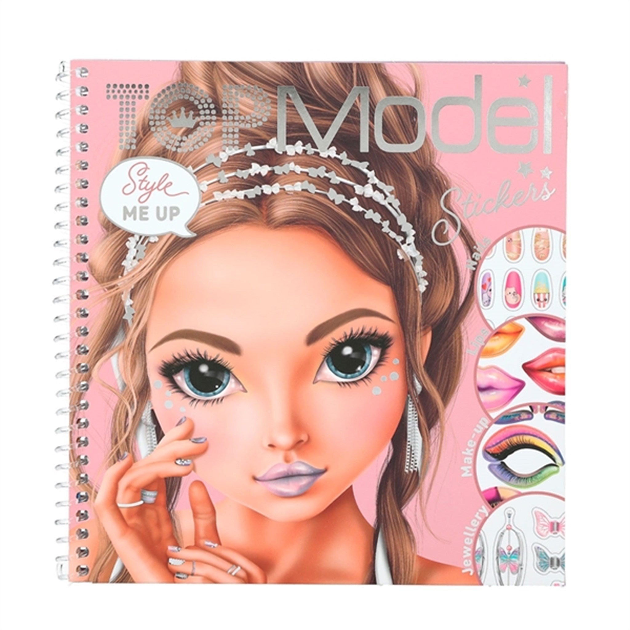 TOPModel Dress Me Up Face Sticker Bok Glitter Queen