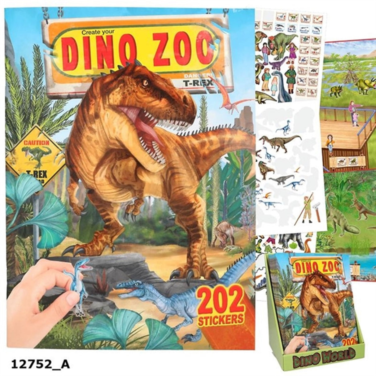 Dino World Magic Scratch Bok