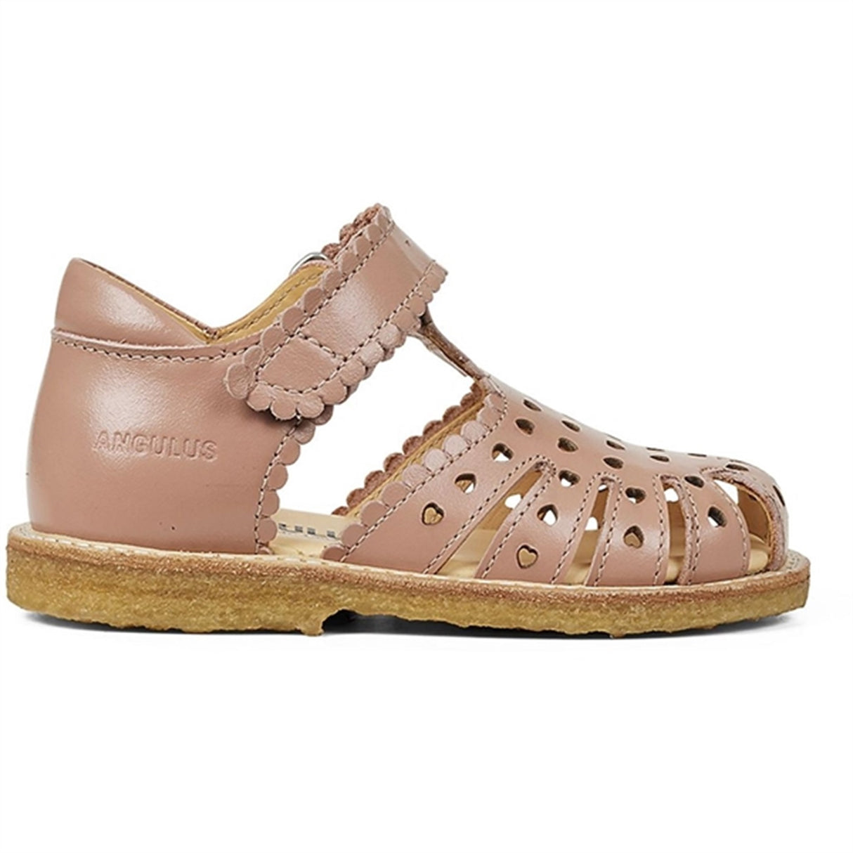 Angulus  Nybegynner sandal M. Borrelås Dark Peach 2