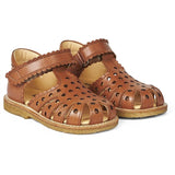 Angulus  Nybegynner sandal M. Borrelås Cognac