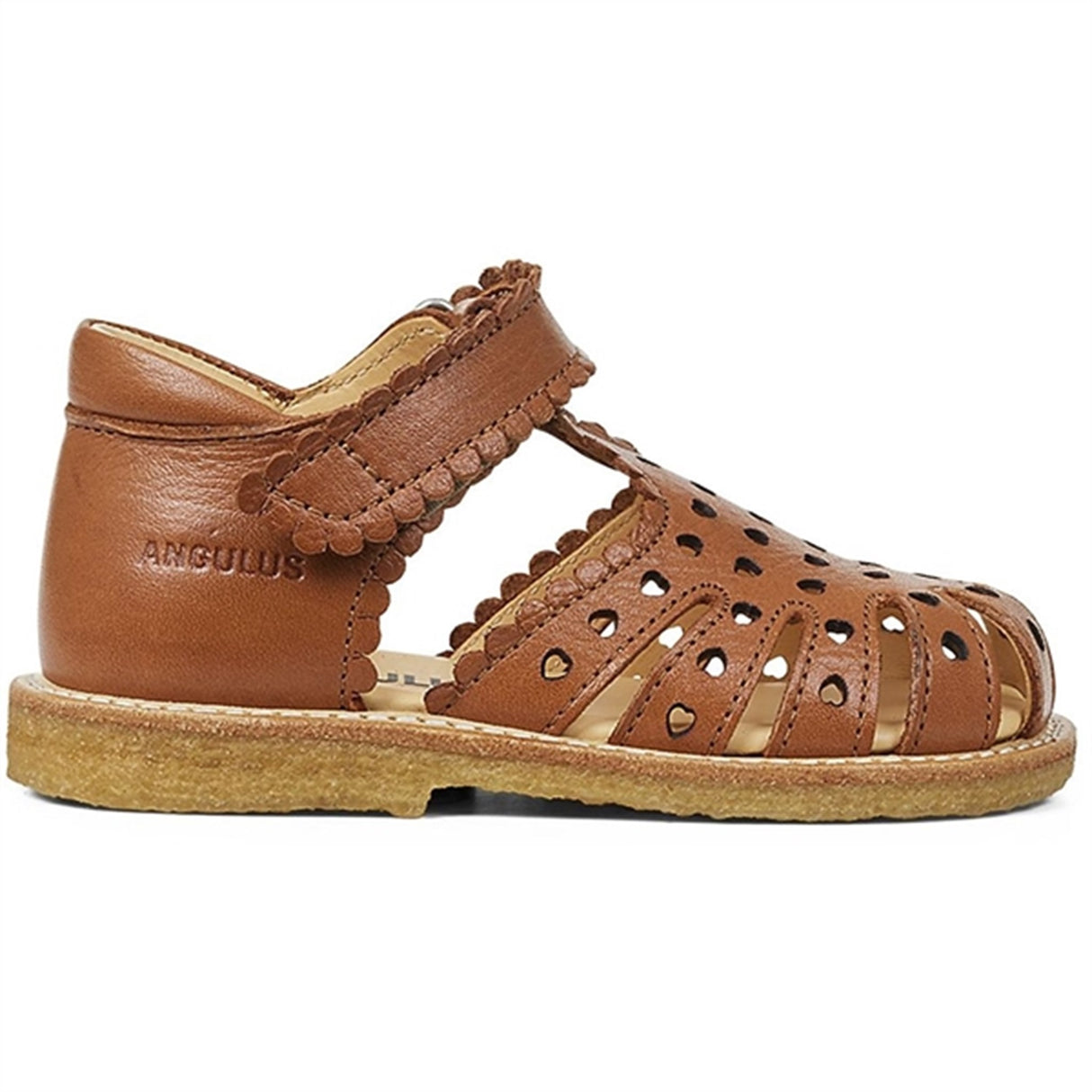 Angulus  Nybegynner sandal M. Borrelås Cognac 2