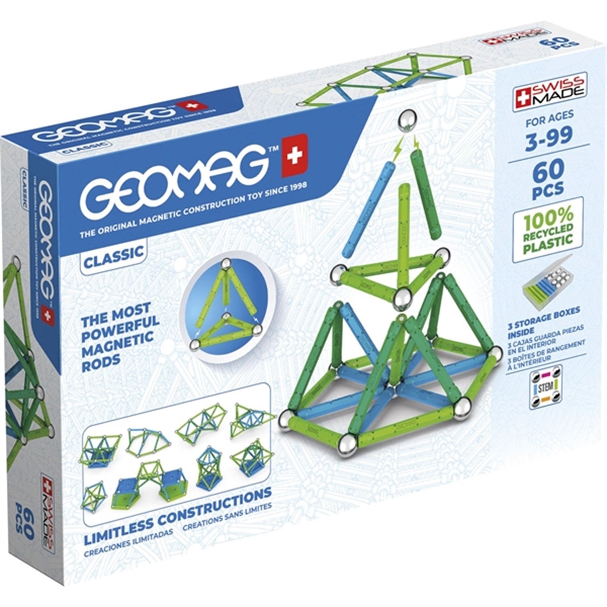 Geomag Classic Recycled 60 pcs