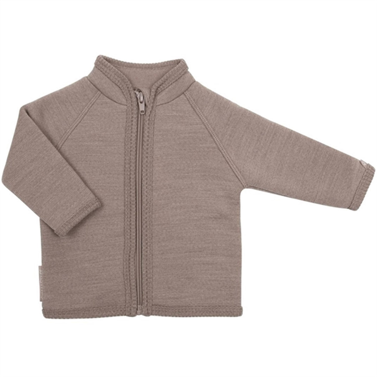 Smallstuff Ull Cardigan med Glidelås Soft Powder