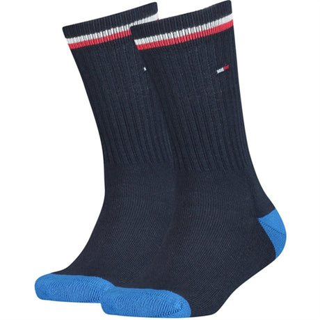 Tommy Hilfiger 2-pack Iconic Sports Socks Midnight Blue