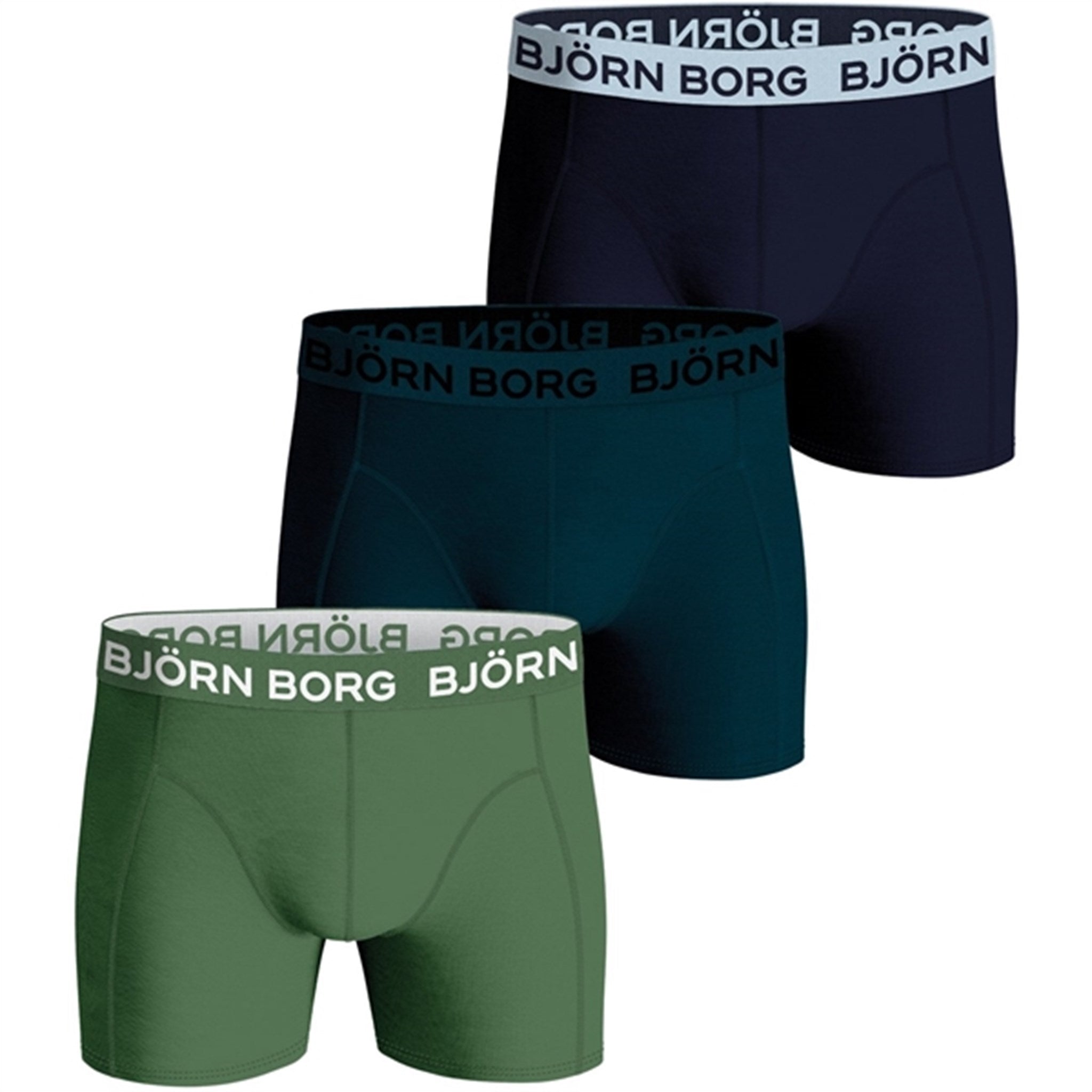 Björn Borg Core Bokser shorts 3-pakning Multi