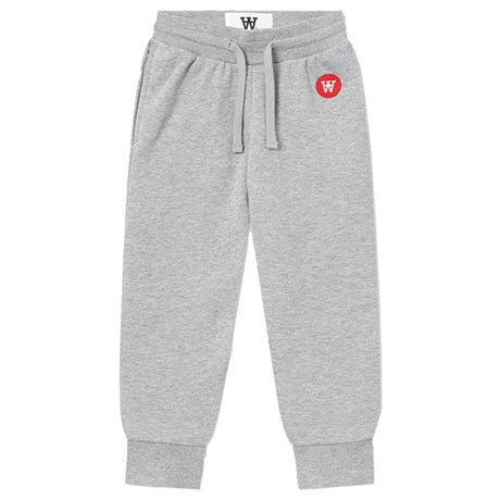 Wood Wood Grey Melange Ran Sweatpants