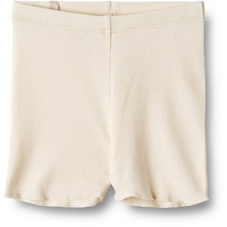 Wheat Cream Rib Shorts Sine