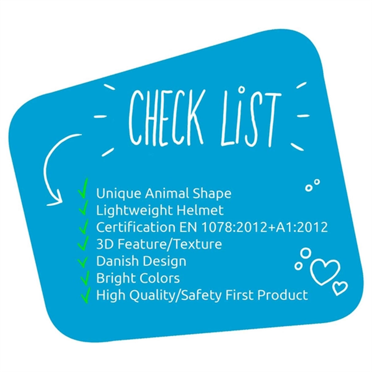 Crazy Safety Bunny Cykelhjelm White