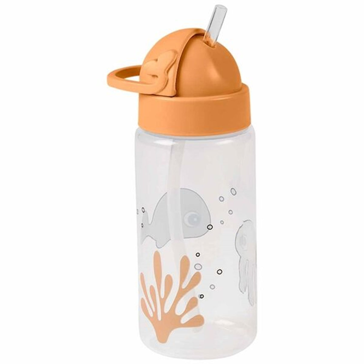 Done by Deer Vannflaske Sea Friends Mustard/Grey