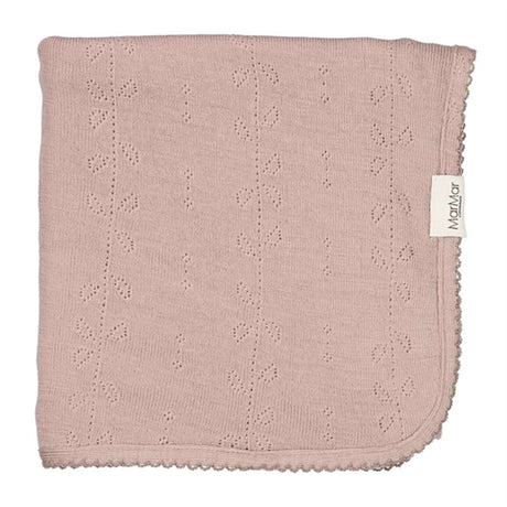 MarMar New Born Wool Pointelle Burnt Rose Alida Teppe