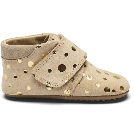 Pom Pom Futter Velcro Beige/Gold Dots