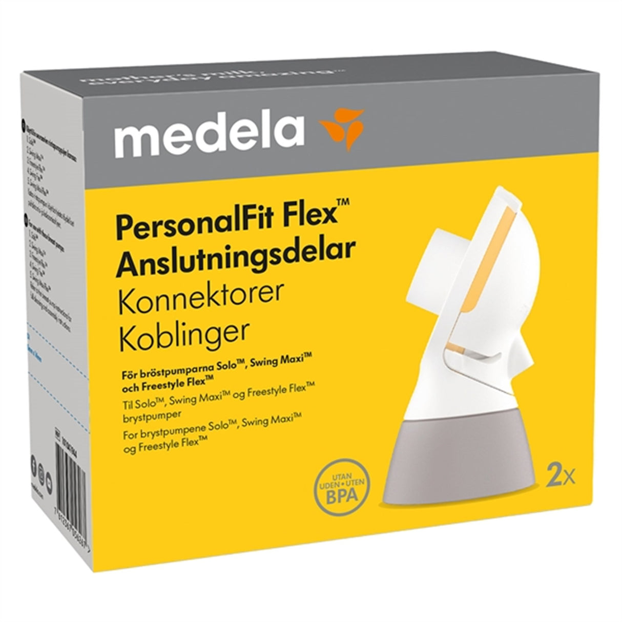 medela PersonaleFit Flex Konnektor, 2-Pakning