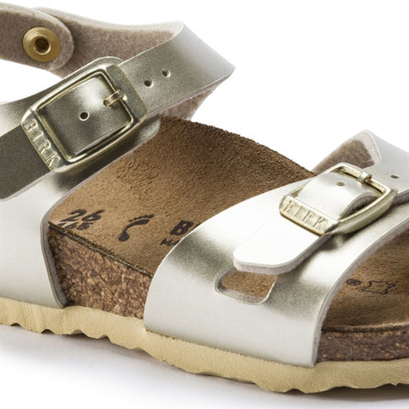 Birkenstock Rio Kids BF Electric Metallic Gold Sandal 2