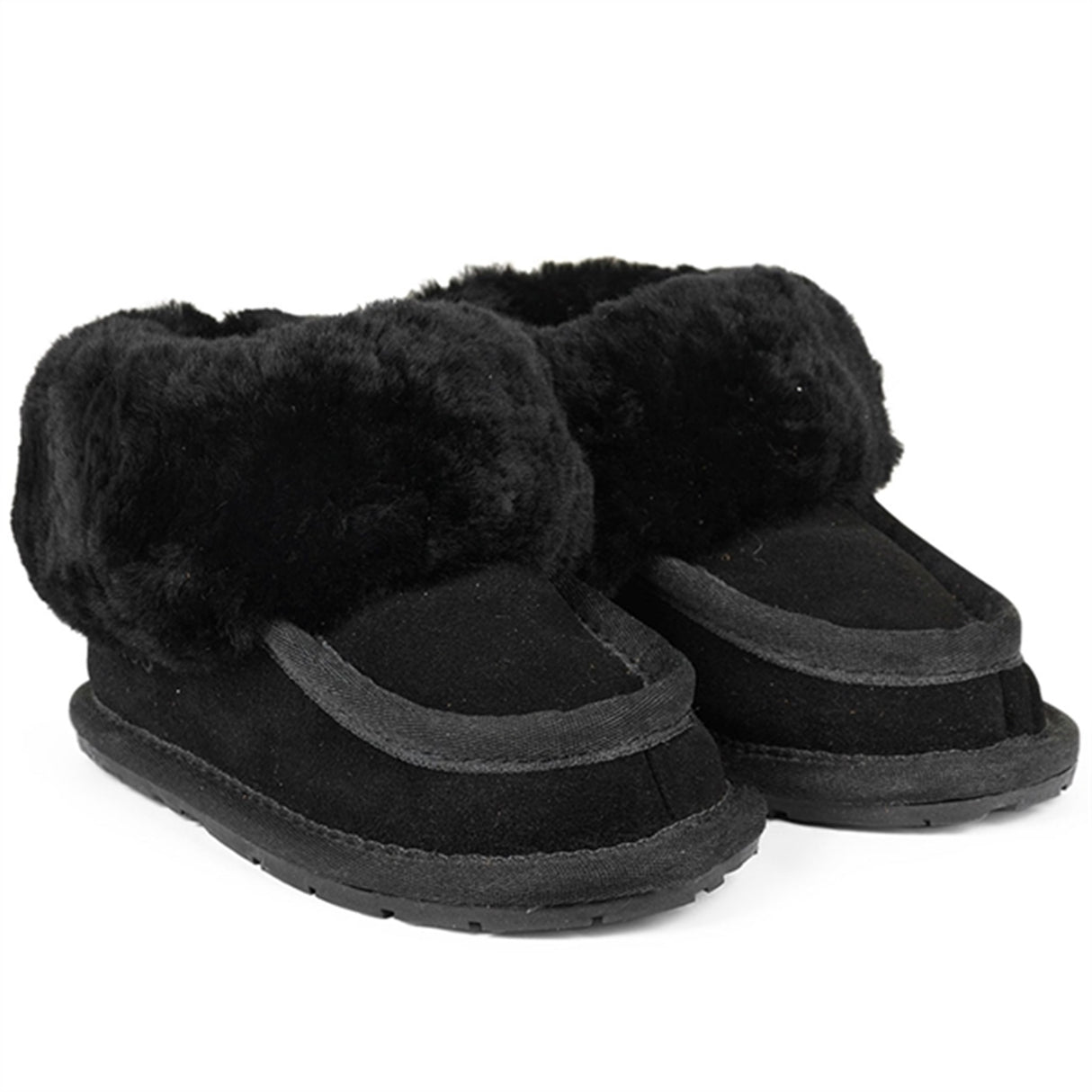 Angulus Lamb Wool Indoor Shoes Svart