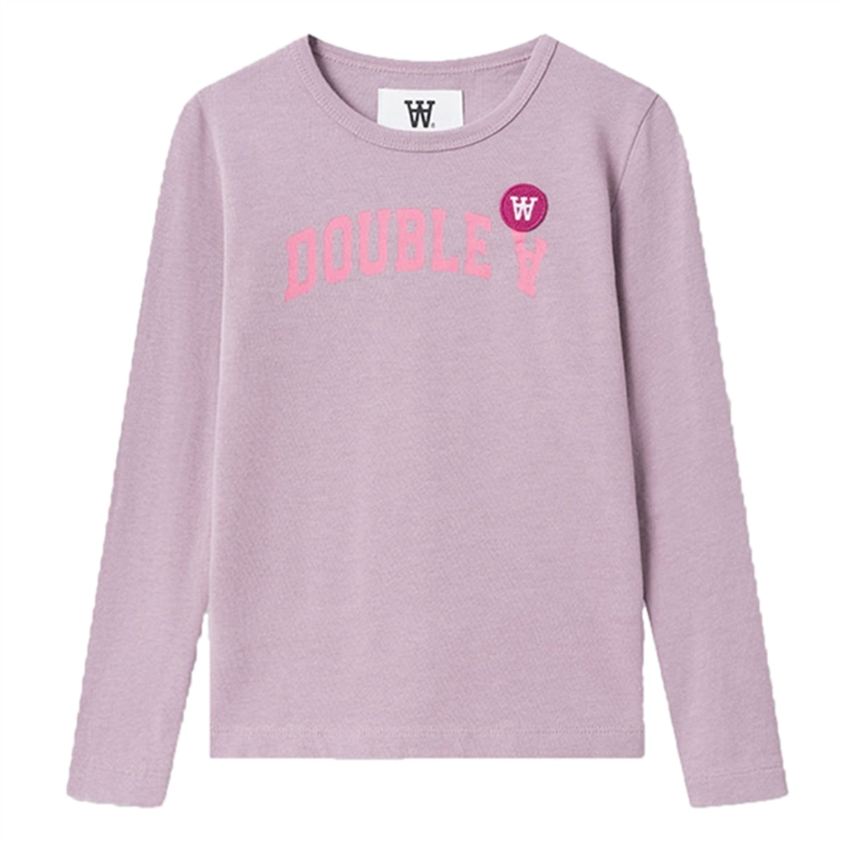 Wood Wood Light Amethyst Kim Arch Logo Genser