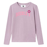 Wood Wood Light Amethyst Kim Arch Logo Genser