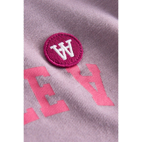 Wood Wood Light Amethyst Kim Arch Logo Genser