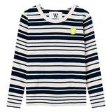 Wood Wood Off White/Navy Stripes Kim Genser