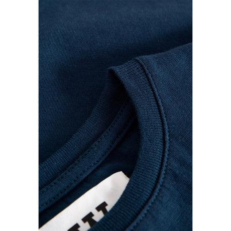 Wood Wood Navy Ola Logo T-shirt