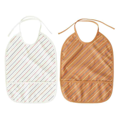 OYOY Smekke Mellow/Caramel Striped 2-Pak