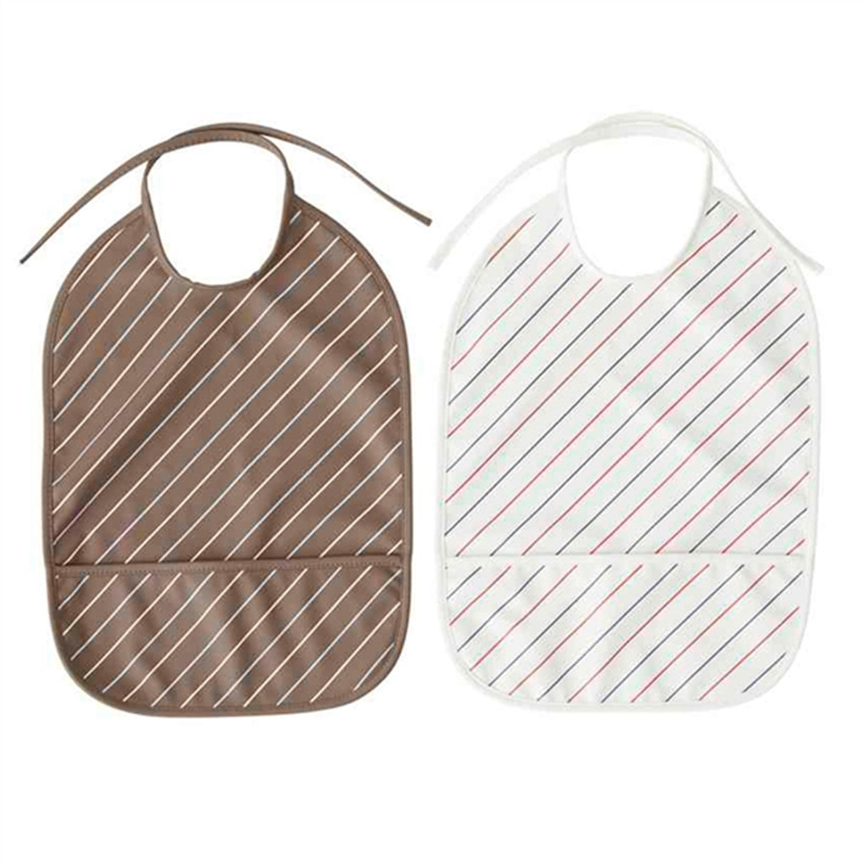 OYOY Smekke Mellow/Choko Striped 2-Pak