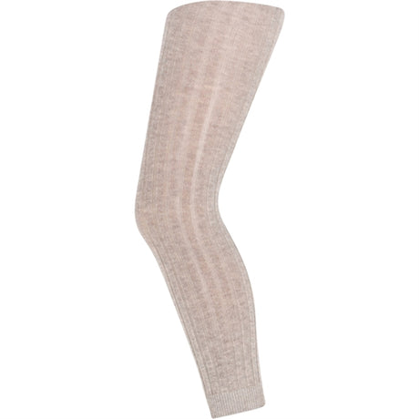 MP Danmark 230 Bomull Rib Leggings 489 Light Brown Melange