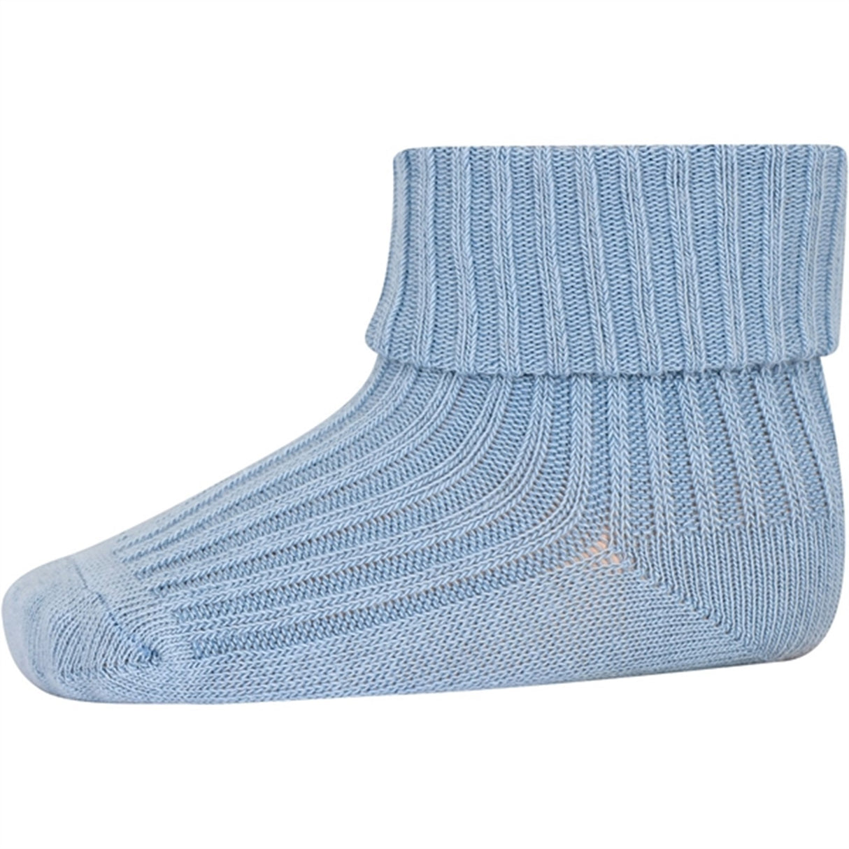 MP 533 Cotton Rib Sokker 1468 Dusty Blue