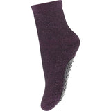 MP 79208 Celina Strømper Med Anti-Slip 2001 Metallic Glitter Dark Purple