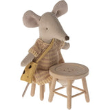 Maileg Table and Stool Set, Mouse 2