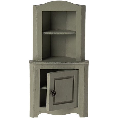 Maileg Corner Cabinet, Mouse - Light Green