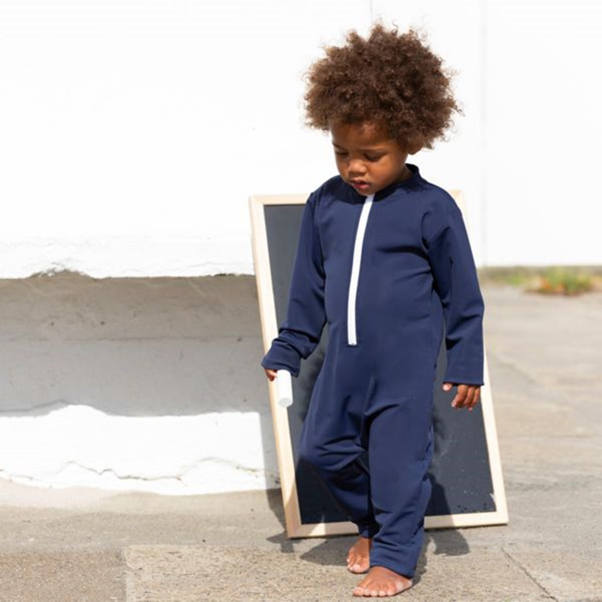 Petit CrapeBlue Crab Bade heldrakt m. Glidelås