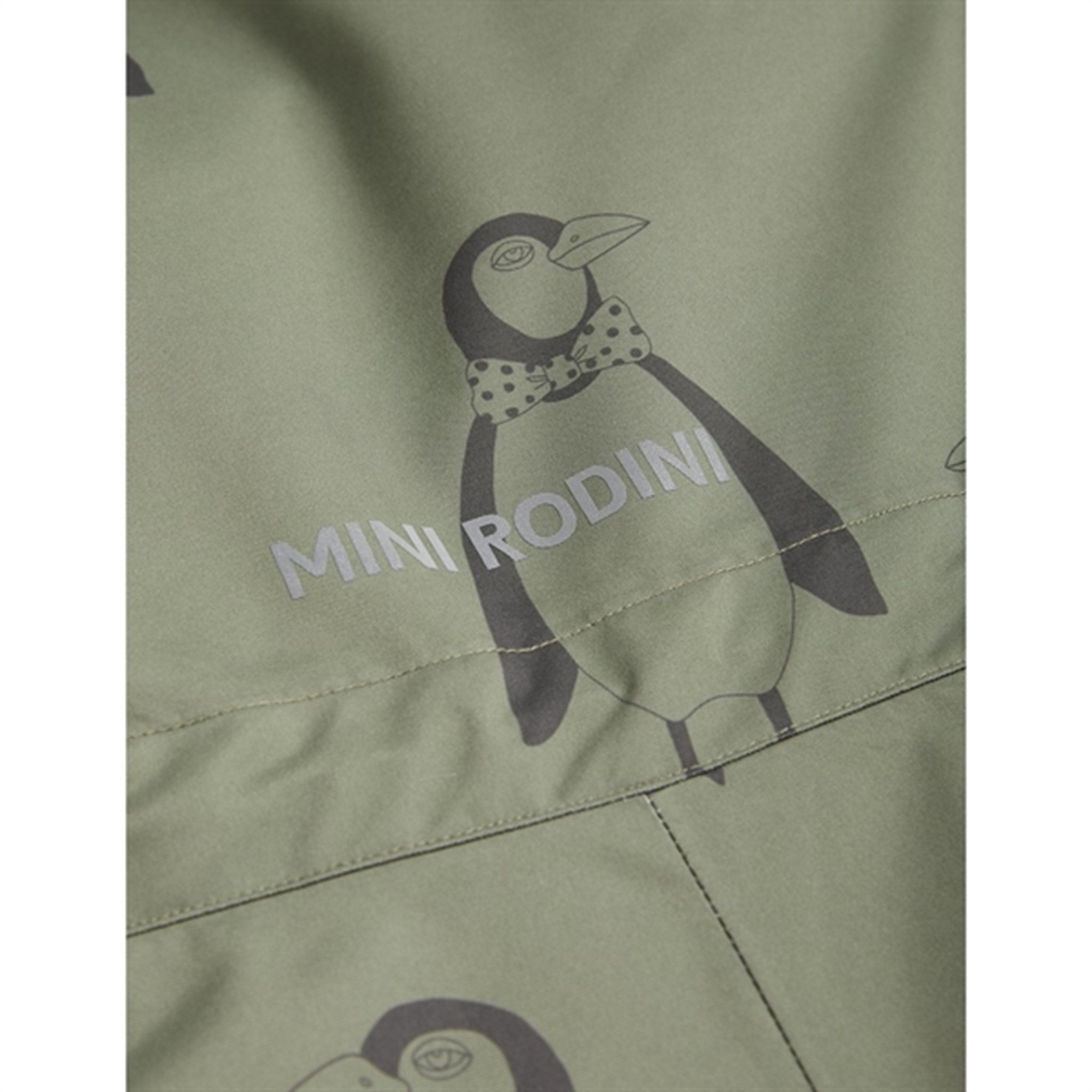 Mini Rodini Kebnekaise Penguin Flydress Green 8