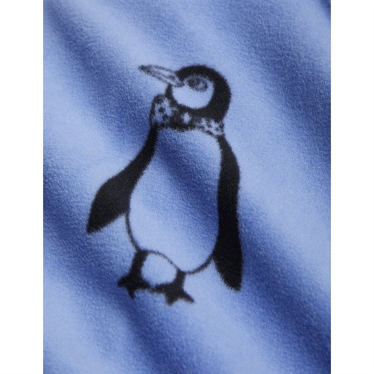 Mini Rodini Penguin Fleece Jakke Blue 4