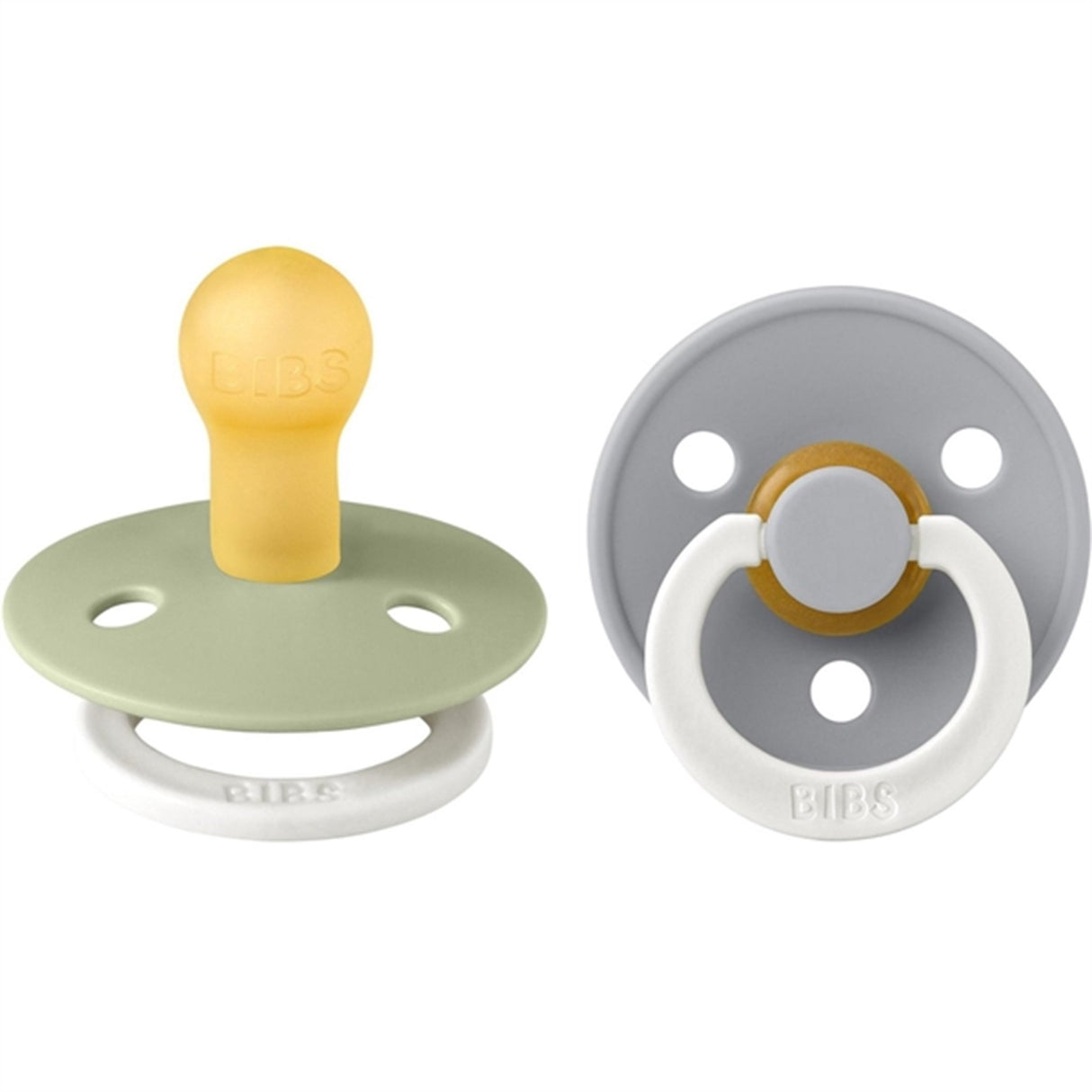 Bibs Colour Latex Smokker 2-pakning Sage Glow/Cloud Glow