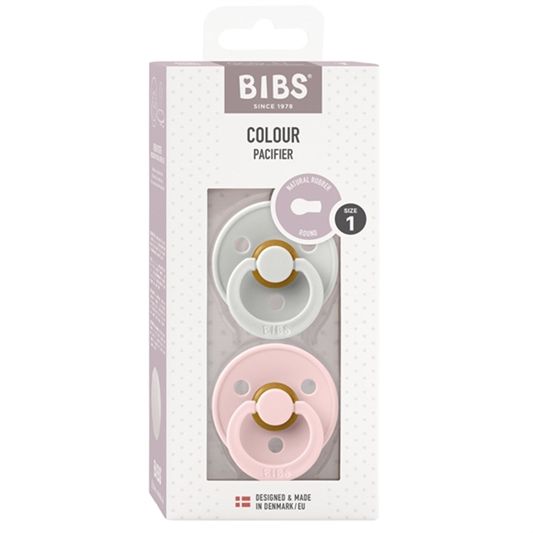 Bibs Colour Latex Smokker 2-pakning Haze/Blossom 2