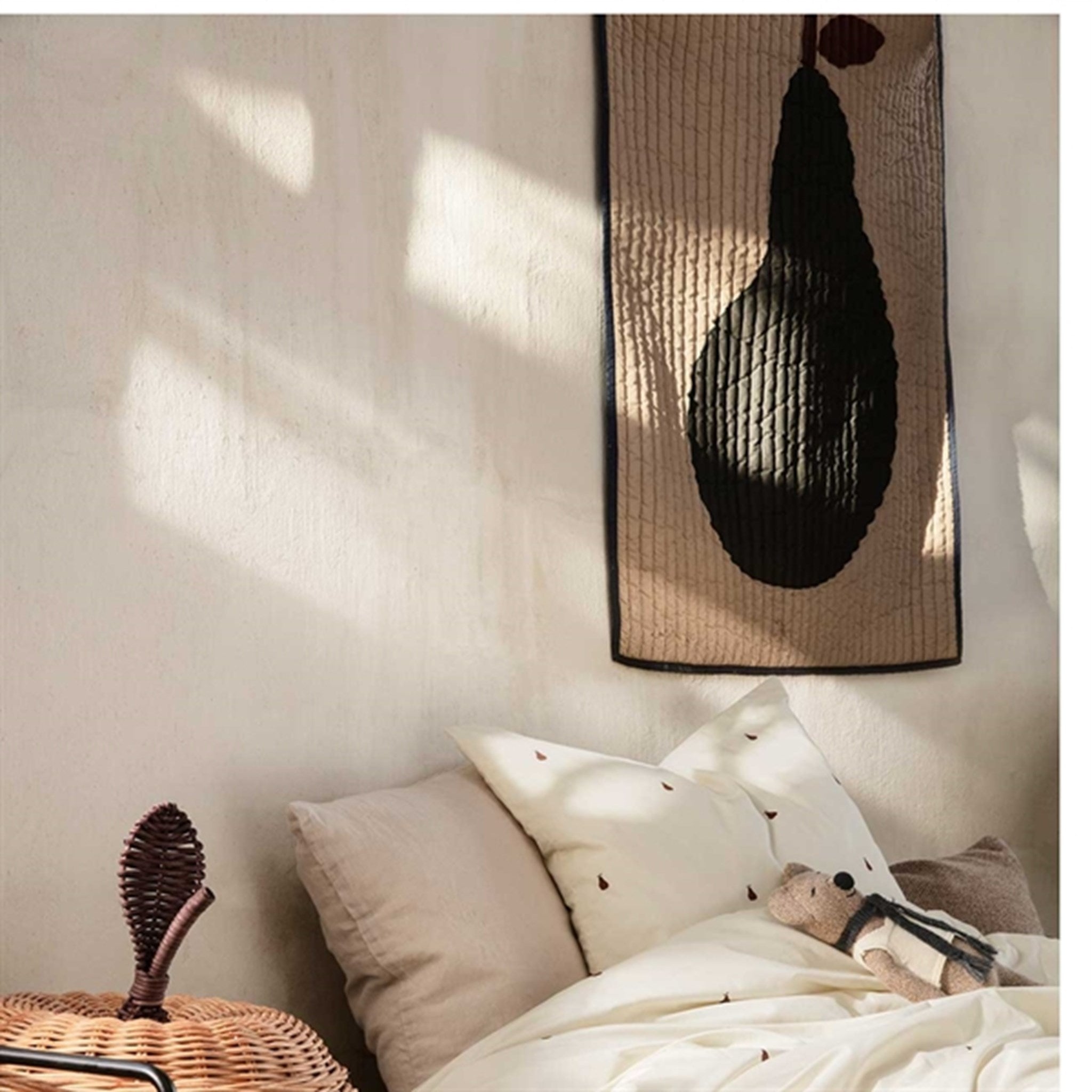 Ferm Living Pear Quilted Tæppe Sand 2