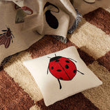 Ferm Living Forest Embroidered Pude Ladybird