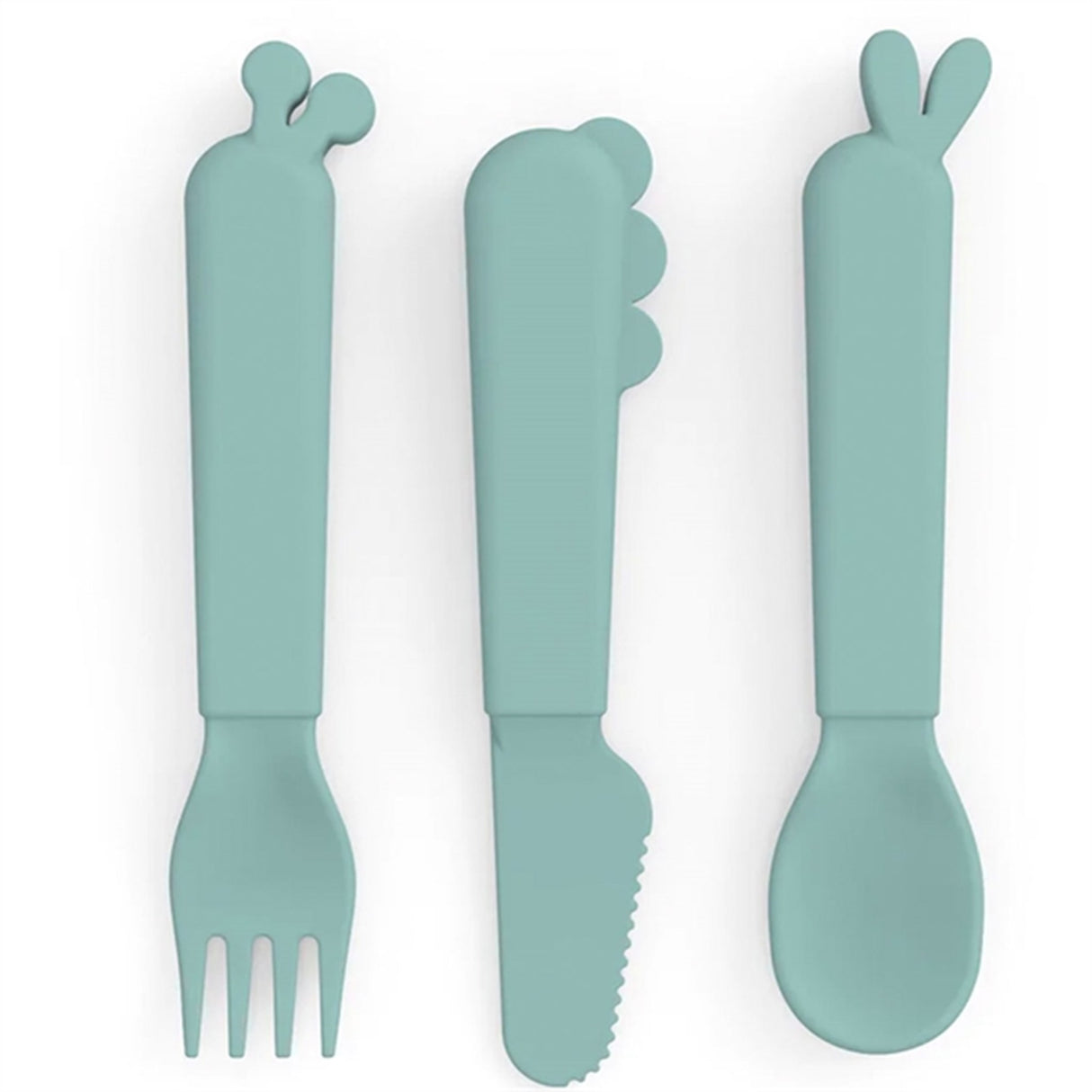 Done by Deer Kiddish Cutlery Set Deer Friends Blue 2