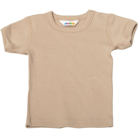 Joha Bomull Beige T-Shirt