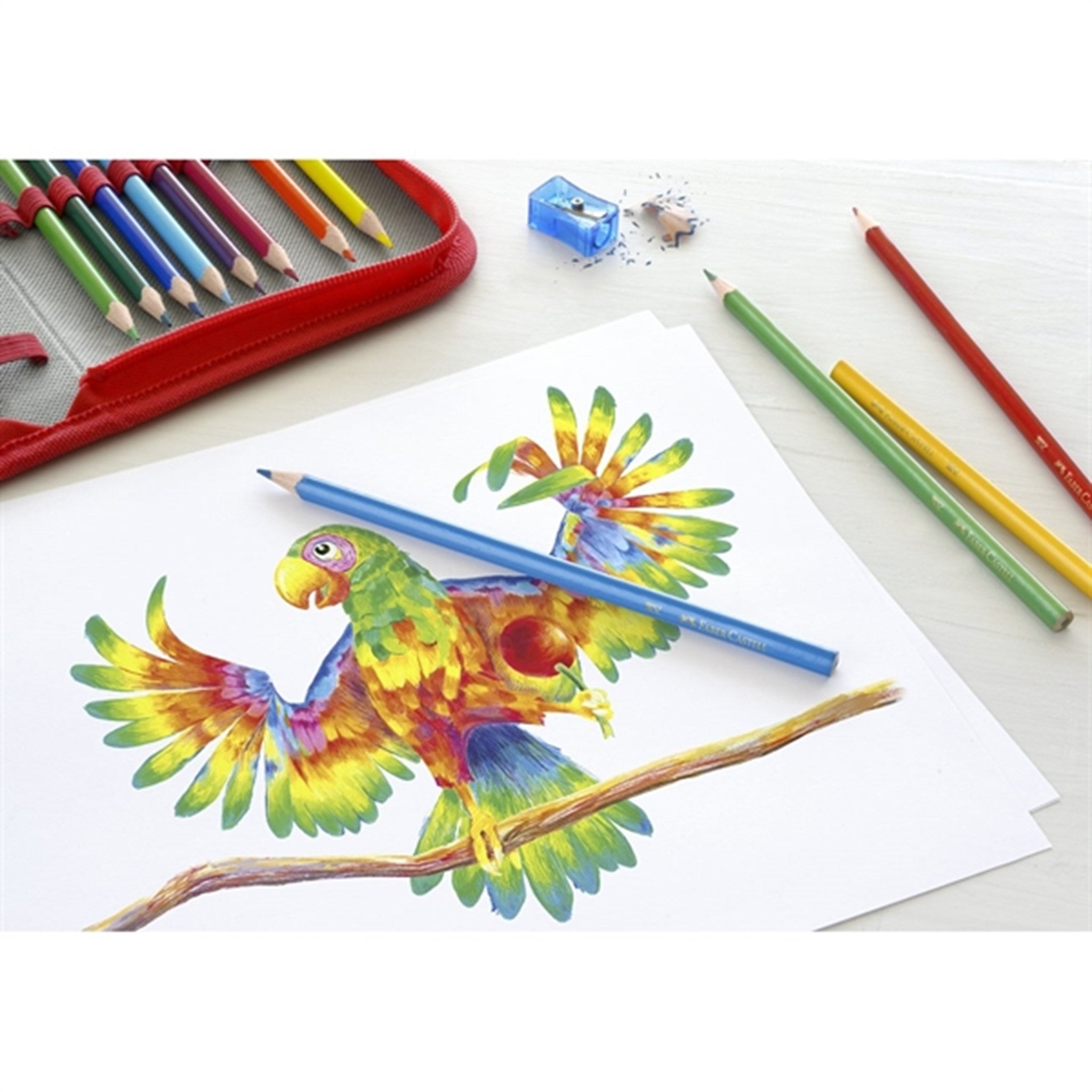 Faber Castell Grip 10 Colour Pencils 2